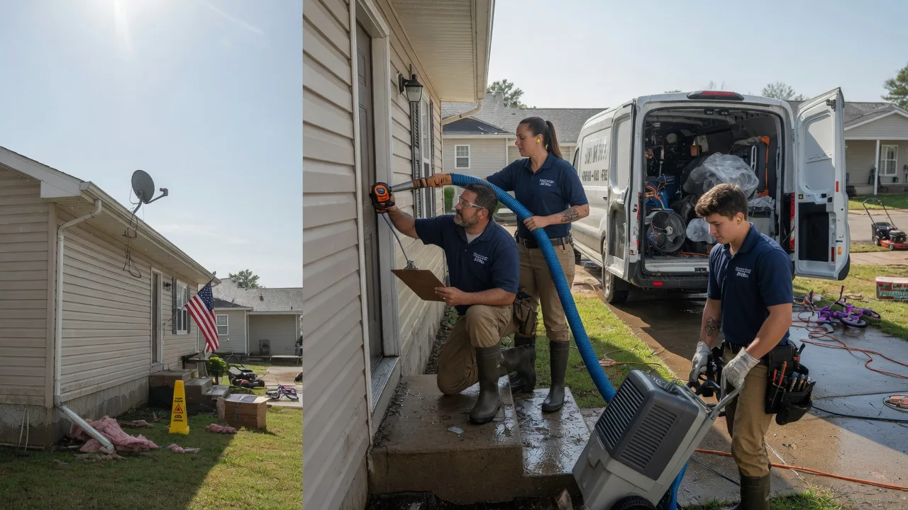 Ceiling Water Damage Restoration in Cornell, MI near me